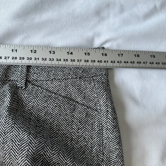 Old Navy Pixie Women's Herringbone Dress Pants Black/Gray Size 6 Business Casual - Picture 9 of 13